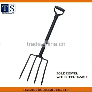 GARDEN TOOL FORK SHOVEL WITH WOODEN HANDLE thumbnail-4