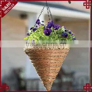 Round Frame LONG TRAILS Artificial Hanging Basket for Orchid thumbnail-1