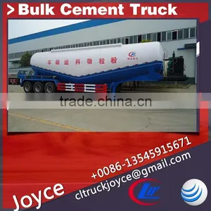 3 Axles Bulk Cement Tank Semi Trailer,Cement Bulker Trailer Truck,Bulk Cement Trailer thumbnail-1