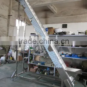 PVC PU Belt Food Vegetable Fruit Hoisting Machine Elevator Hoister Conveyor thumbnail-1