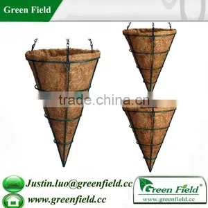 Cone Hanging Basket Hanging Flower Basket thumbnail-1