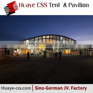 25m Glass Solid Walling Curved Grand Pavilion Marquee Tent For Sale thumbnail-1