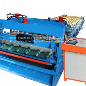 Steel Glazed Roof Tile Roll Forming Machine thumbnail-4
