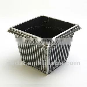 Square Garden Plastic Terracotta Pots Wholesale thumbnail-4