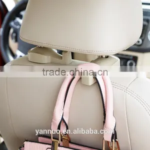 Car Vehicle Back Seat Invisible Headrest Hanger Holder Hook Set of 2 thumbnail-1