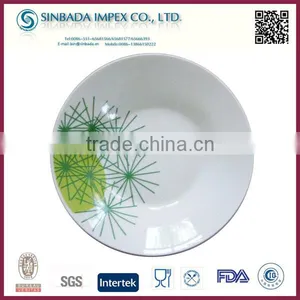 Custom Logo Ceramic Plates Dishs for Restaurant thumbnail-1