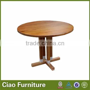 Teak Golden Wood Coffee Table thumbnail-1