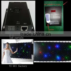 20cm Led Video Black Fireproof Cloth Curtain thumbnail-4