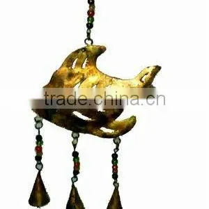 Antique Style Bell Hangings With Fish Design thumbnail-1