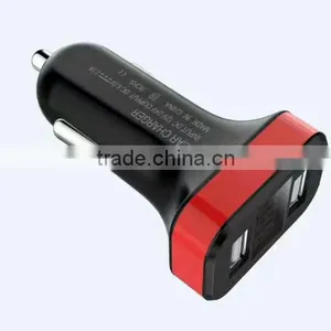 5V 1A 2.1A Dual Usb Car Charger With Led Digital Indicate thumbnail-4