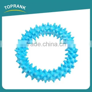Dog Chew Toy Custom Color Ring TPR Dog Teeth Cleaning Toys thumbnail-1