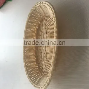 2016 PP Plastic Rattan Food Basket Plastic Shopping Basket thumbnail-2