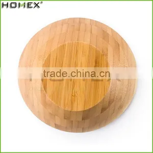 Wholesale 100% Nature Bamboo Bowl Eco-Friendly Popular Salad Bowl/Homex_Factory thumbnail-2