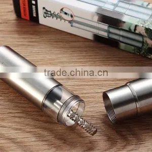Stainless Steel Portable Manual Food Safe Black Pepper Grinder thumbnail-2