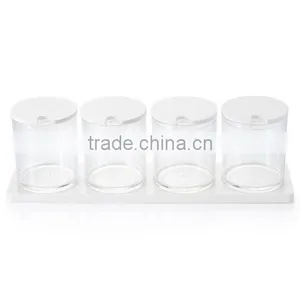 4 Cases Transparent Seasoning Box Spice Box Set Plastic Spice Bottles Wholesale thumbnail-5