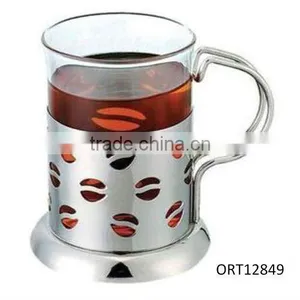 Irish Coffee Drinking Glass With Metal Holder thumbnail-1