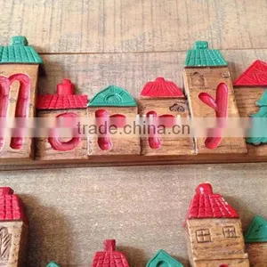 Merry Christmas Sign, Vintage Christmas Decor, Christmas Houses thumbnail-4