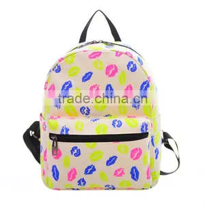 New 2017 Printing Bagpack Kids Canvas Animal Backpacks Girl Cartoon Bag Cute Kids School Bags thumbnail-2