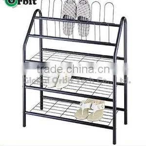 Metal Adjustable Iron Cheap Shoe Rack thumbnail-6