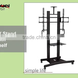 Simple Screen Mount Display LCD Monitor Holder Movable TV Bracket Cart thumbnail-6
