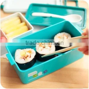 Lunch Box & Chopsticks MADE IN CHINA Bento Lunchbox Plastic,CUSTOM Plastic Lunch Box,hot New Product for 2015 thumbnail-2
