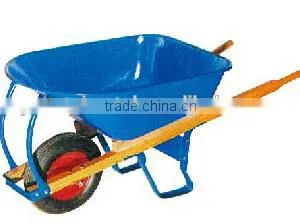 High Quality Agricultural Wooden Handle Concrete Wheelbarrow Manufacture Wb8805 thumbnail-1