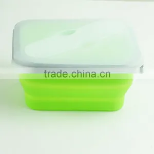16130 Collapsible Silicone Kids Food Storage Box thumbnail-2