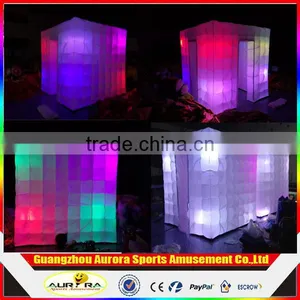 Portable Wedding Party Photo Booth Inflatable Tent Shell With Led Inflatable Photo Booth Wall thumbnail-1