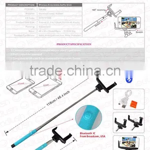Selfie Stick, Extendable Monopod thumbnail-4