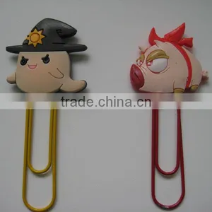 Customized PVC 3d Cartoon Paper Clip thumbnail-2