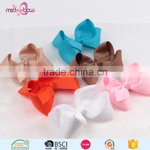 Classic Oversized Alligator Clip Grosgrain Hair Bow thumbnail-2