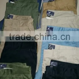 BRANDED MENS KHAKI SKINNY PANT thumbnail-1