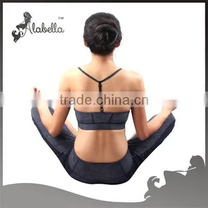High Quality Italy Fabric for Ladies Fitness & Yoga Wear thumbnail-4