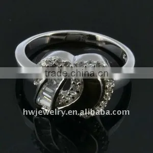 CZ Stone Engagement Ring thumbnail-1