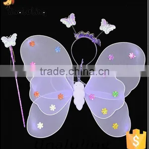 Wholesale New Arrival Double Butterfly Fairy Wings Costume for Party Decorations thumbnail-3