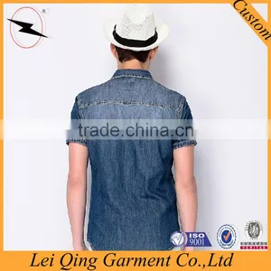Mens Clothing Quality Denim Shirt for Men thumbnail-3