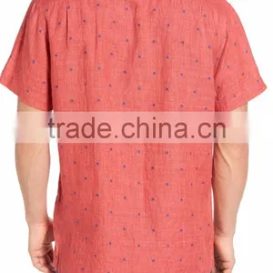 Lightweight Dobby-woven Men's Vintage Inspired Model Shirt thumbnail-2