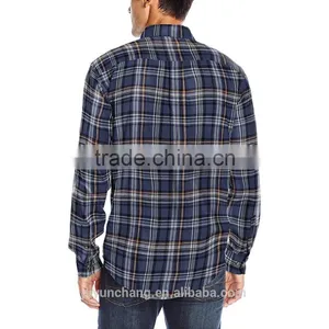 Men's Fashion Style Flannel Shirts Wholesale From OEM Garments Factory thumbnail-5