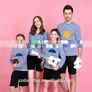 Family Matching Clothing Long Sleeve Shirt Matching Clothes Mother and Daughter Sweet Family Look Clothes thumbnail-1