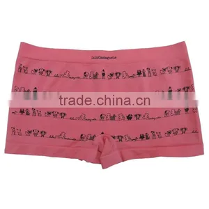 Wholesale Polyamide Seamless Boxers Shorts Cute Young Girls' Underwear thumbnail-3