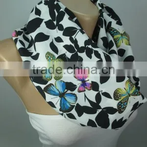 BUTTERFLY Print Scarf Shawl Animal Scarf Infinity Scarf Women Fashion Accessories Christmas Gift Ideas For Her thumbnail-4