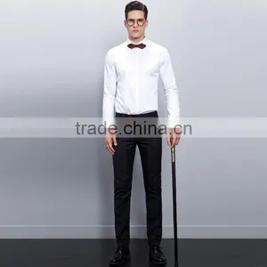 Top Quality White Dress Shirts Men Slim Fit thumbnail-5