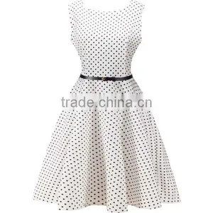 Walson 2017 Europe Style Floral Printed Chiffon Ladies Summer Dresses thumbnail-1