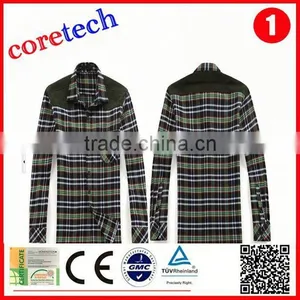 Newest Popular Yellow and Black Plaid Shirt Factory thumbnail-3