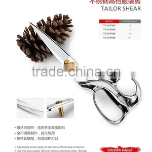 Golden Eagle Stainless Steel Tailor Shears TC-S-P240/TC--S-P260/TC-S-P280/TC-S-P300 thumbnail-1
