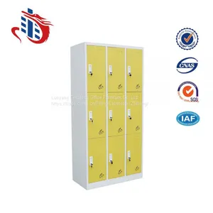 Cheap 9 Door Clothes Storage Steel Locker Clothes Cabinet thumbnail-2