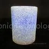 ABS Plastic Material 4 Inch6 Inch Led Pillar Candles With Glitter Power Surface thumbnail-1