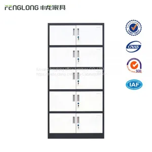 Luoyang Fenglong Produce High Quality White Godrej 5 Drawer Credential Steel Filing Cabinet thumbnail-1