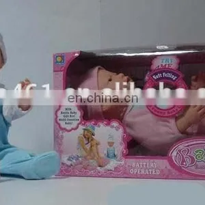 14 "block Music Flash Walkers Six Sound Doll (with Building Blocks, Bottle, Pacifier, Walkers and Music) thumbnail-5