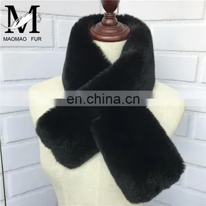 2016 Winter Women Real Rabbit Fur Scarf Wholesale / Scarf Factory China thumbnail-3